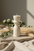 Knotted Pillar Candle